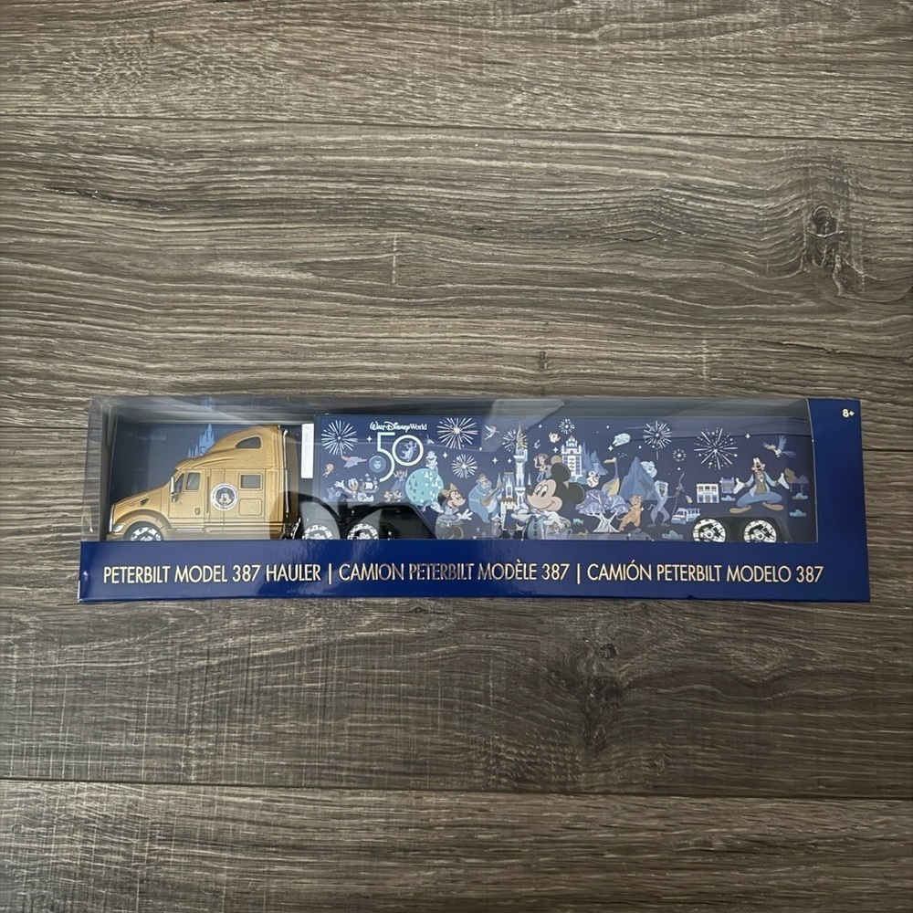 2021 Walt Disney World 50th Anniversary Peterbilt 387 Hauler Toy Truck UNOPENED